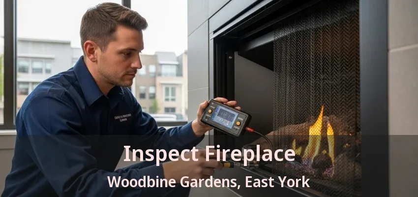 Inspect Fireplace Woodbine Gardens, East York - ON